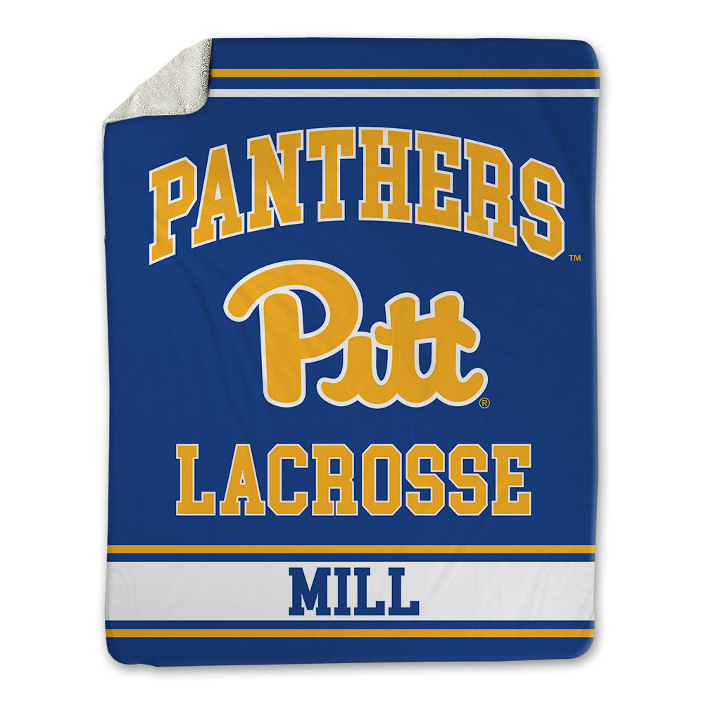 Pittsburgh - NCAA Women's Lacrosse : Madeline Mill - Blanket-0