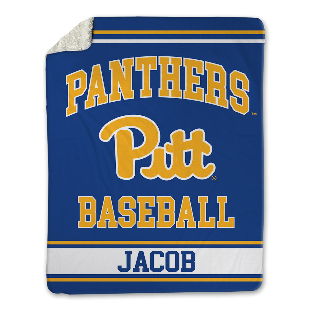 Pittsburgh - NCAA Baseball : Jordan Jacob - Blanket-0