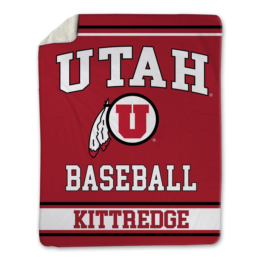 Utah - NCAA Baseball : Ryan Kittredge - Blanket-0