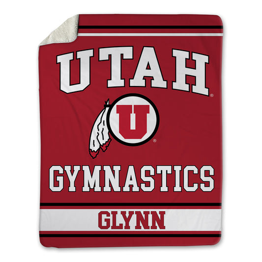 Utah - NCAA Women's Gymnastics : Ashley Glynn - Blanket-0