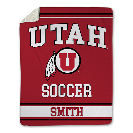 Utah - NCAA Women's Soccer : Eliza Smith - Blanket-0