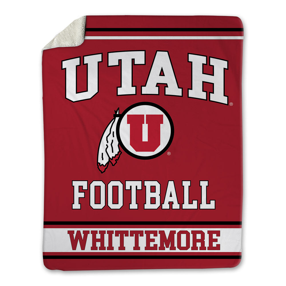 Utah - NCAA Football : Creed Whittemore - Blanket-0