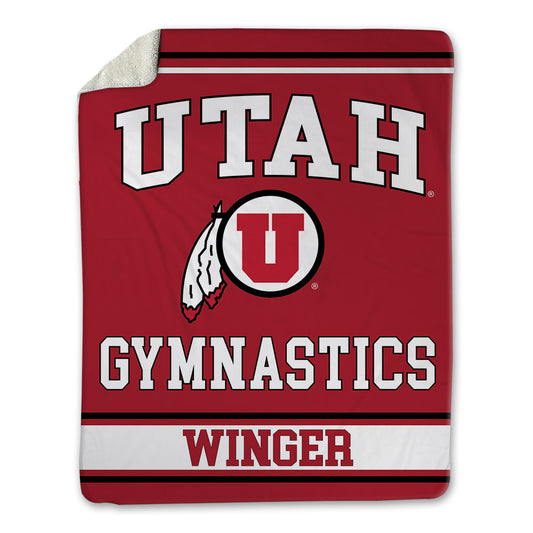 Utah - NCAA Women's Gymnastics : Camie Winger - Blanket-0