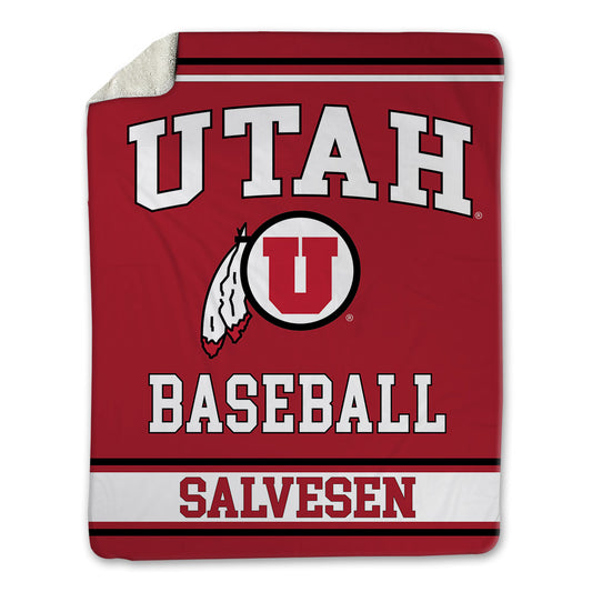 Utah - NCAA Baseball : Landon Salvesen - Blanket-0
