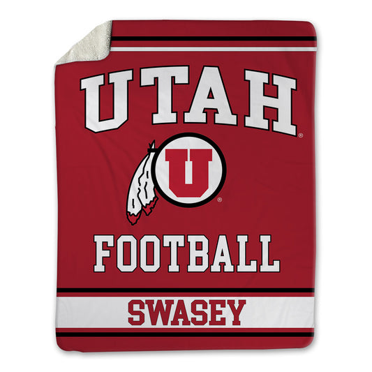 Utah - NCAA Football : Cooper Swasey - Blanket-0