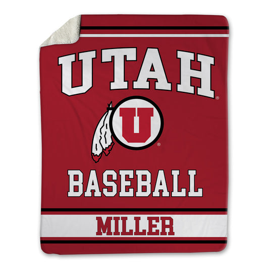 Utah - NCAA Baseball : Cal Miller - Blanket-0