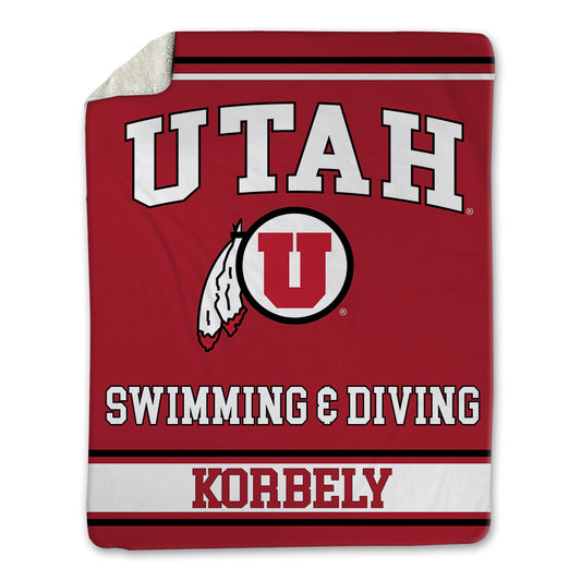 Utah - NCAA Women's Swimming & Diving : Paige Korbely - Blanket-0