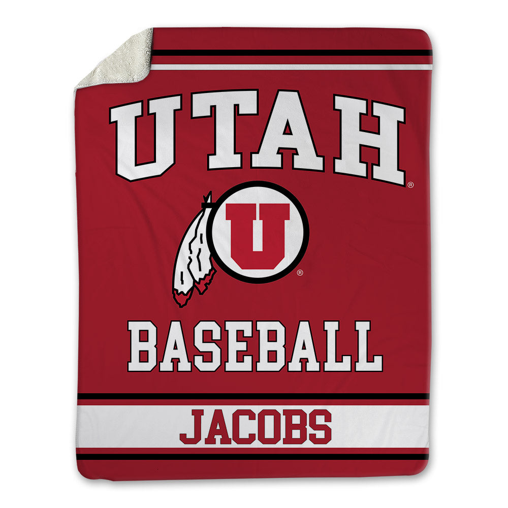Utah - NCAA Baseball : Luke Jacobs - Blanket-0