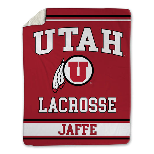 Utah - NCAA Men's Lacrosse : Ethan Jaffe - Blanket-0