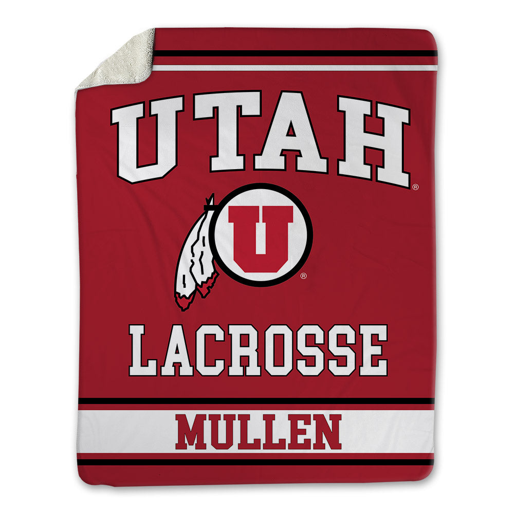 Utah - NCAA Men's Lacrosse : Joel Mullen - Blanket-0