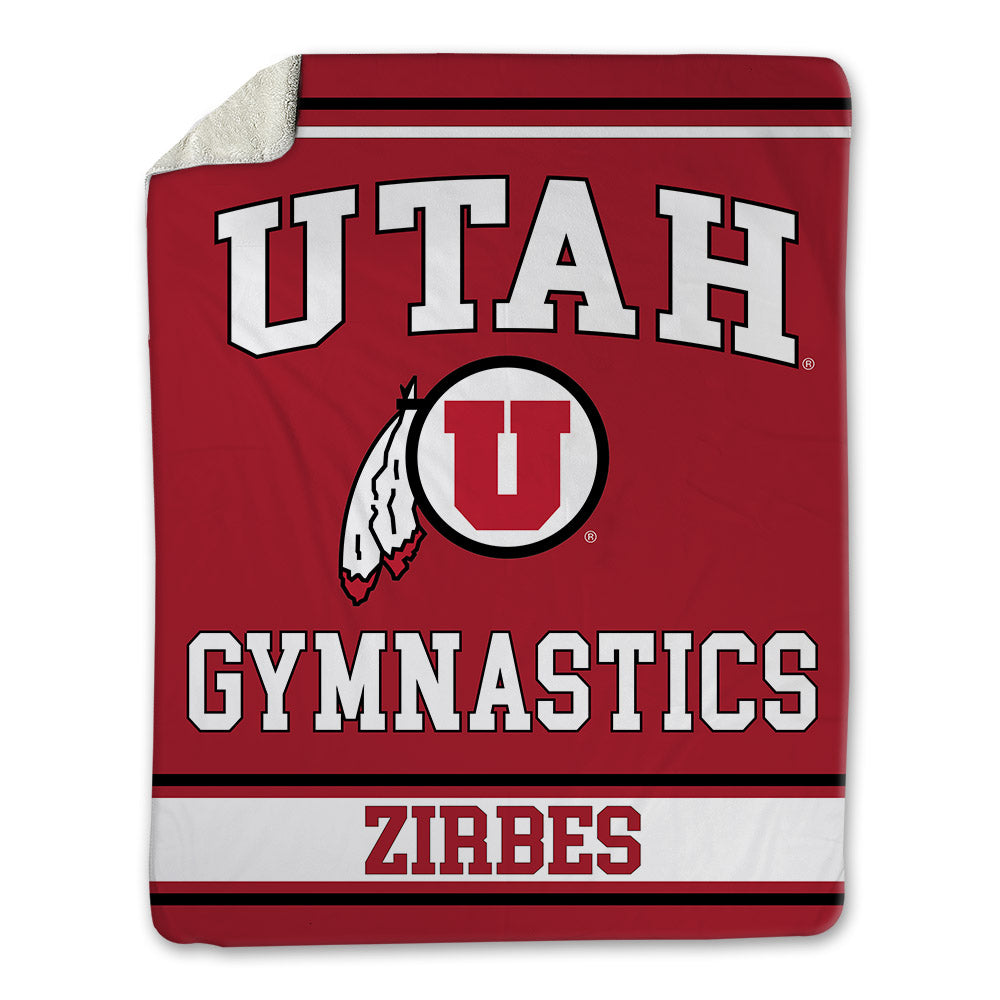 Utah - NCAA Women's Gymnastics : Ella Zirbes - Blanket-0