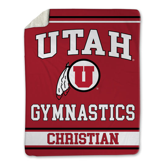 Utah - NCAA Women's Gymnastics : Norah Christian - Blanket-0