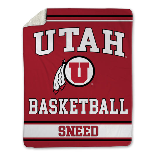 Utah - NCAA Women's Basketball : La Sneed - Blanket-0