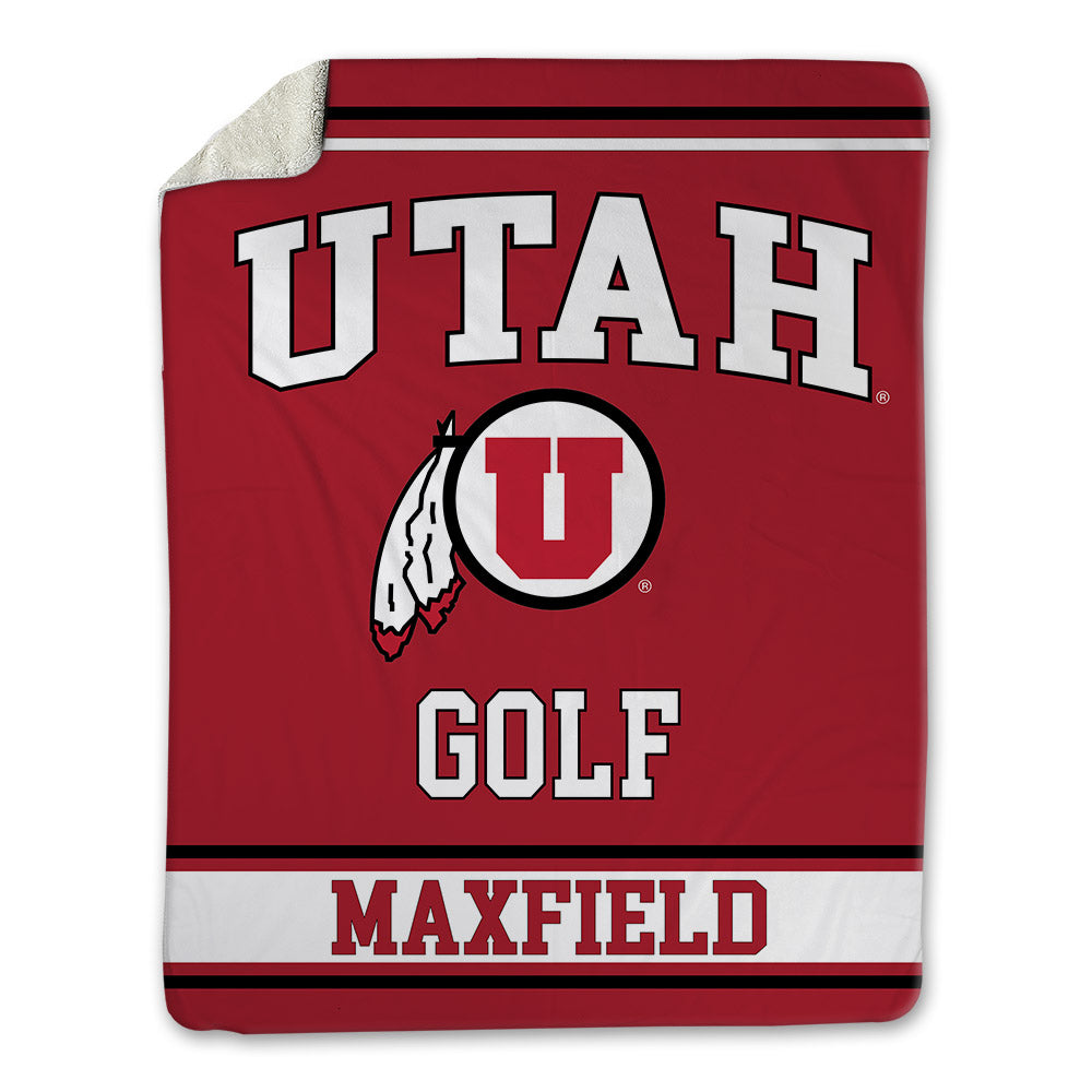 Utah - NCAA Men's Golf : Oscar Maxfield - Blanket-0
