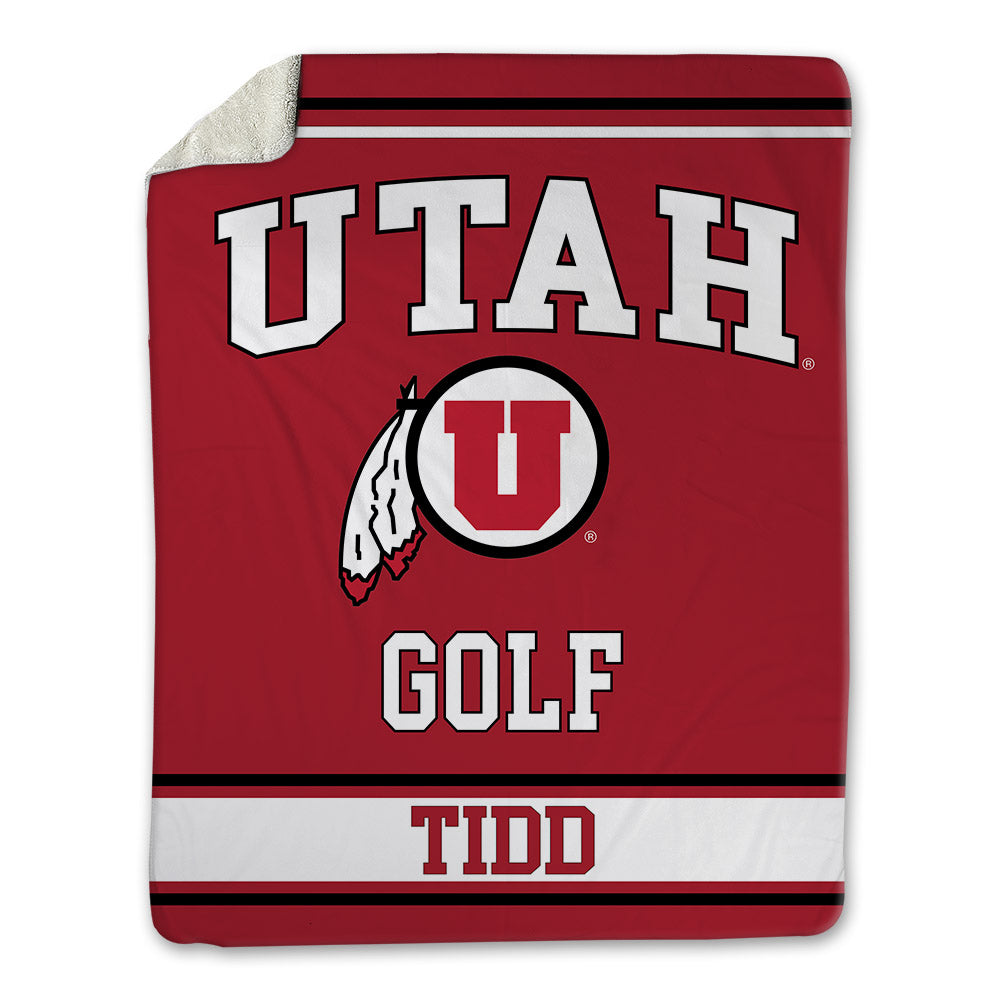 Utah - NCAA Men's Golf : Sam Tidd - Blanket-0