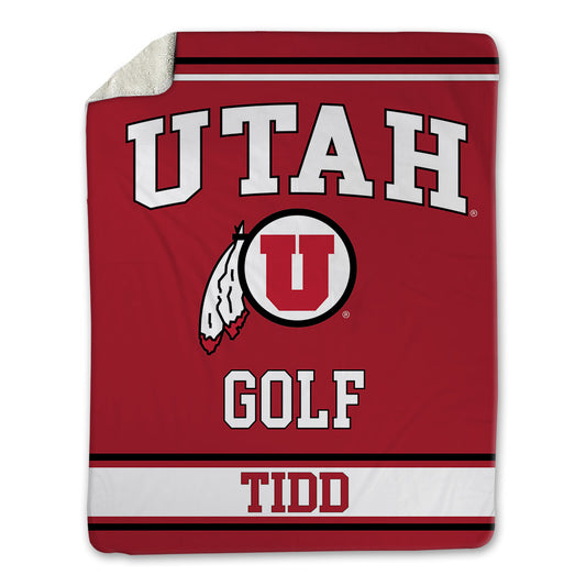 Utah - NCAA Men's Golf : Sam Tidd - Blanket-0