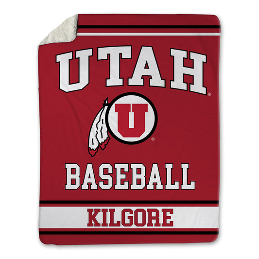 Utah - NCAA Baseball : Cal Kilgore - Blanket-0