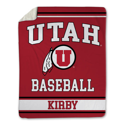Utah - NCAA Baseball : Jackson Kirby - Blanket-0