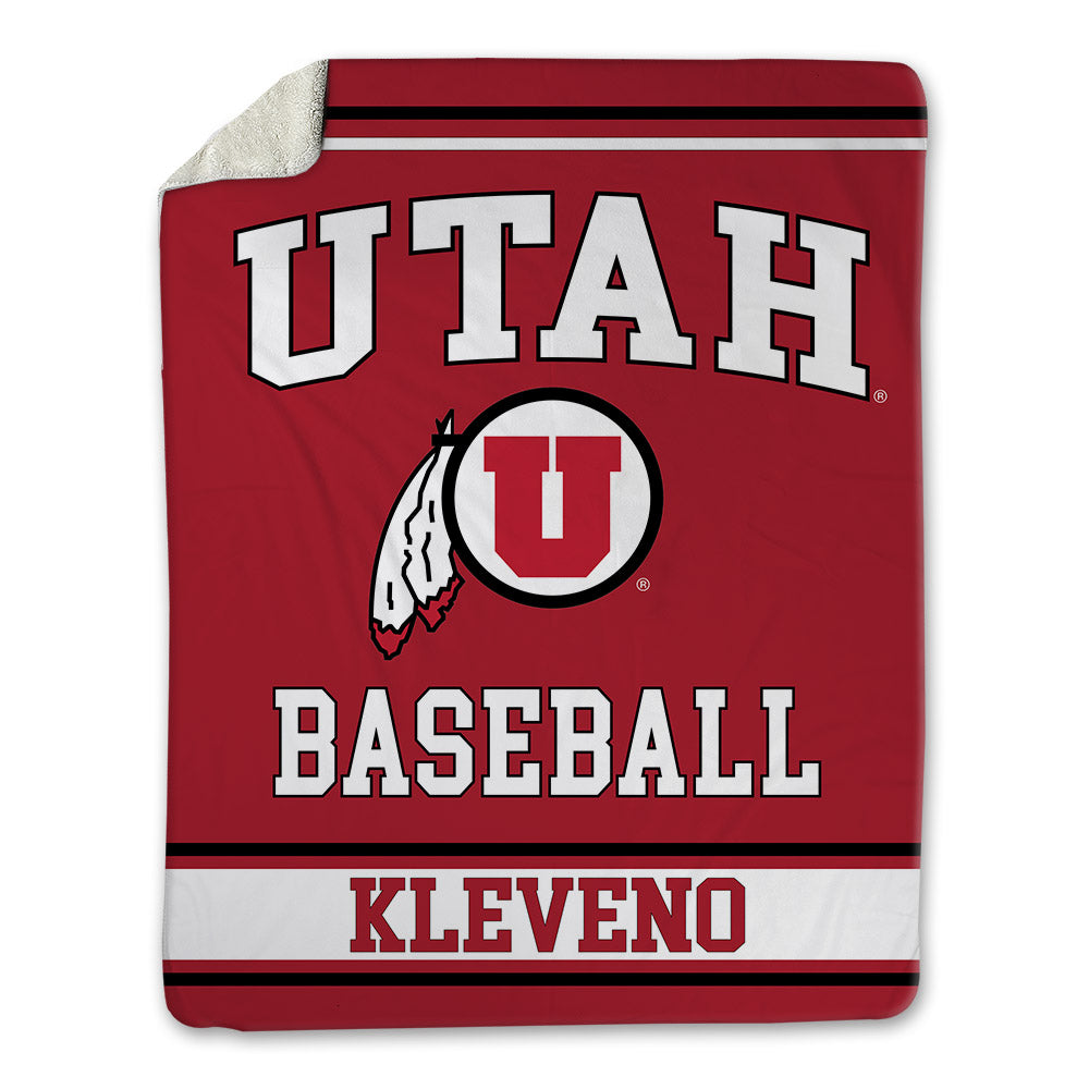 Utah - NCAA Baseball : Jack Kleveno - Blanket-0