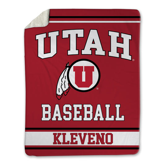 Utah - NCAA Baseball : Jack Kleveno - Blanket-0