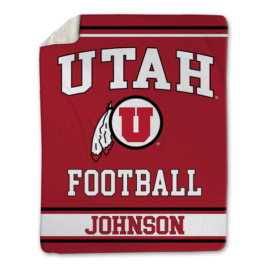 Utah - NCAA Football : Ricky Johnson - Blanket-0