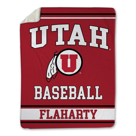 Utah - NCAA Baseball : Matt Flaharty - Blanket-0