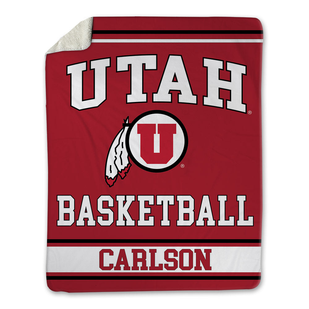 Utah - NCAA Men's Basketball : Ben Carlson - Blanket-0