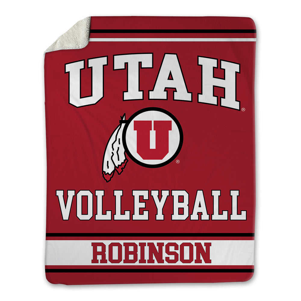 Utah - NCAA Women's Volleyball : Madelyn Robinson - Blanket-0