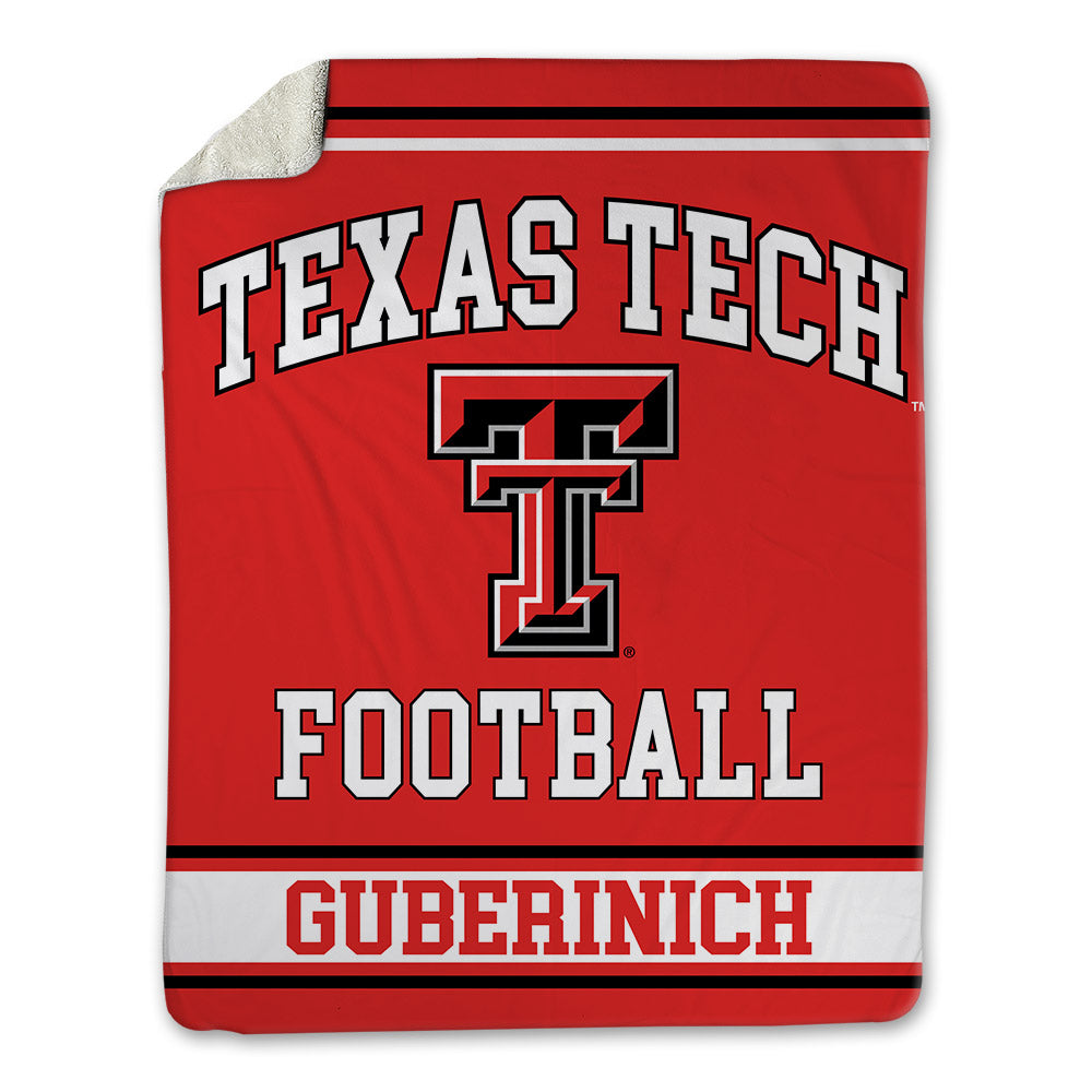 Texas Tech - NCAA Football : Danilo Guberinich - Blanket-0