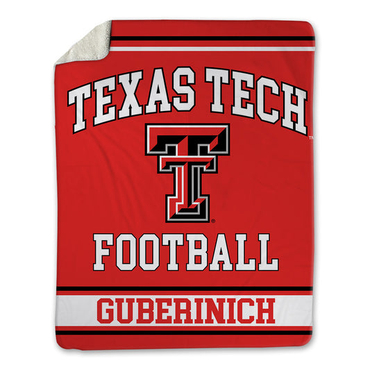 Texas Tech - NCAA Football : Danilo Guberinich - Blanket-0