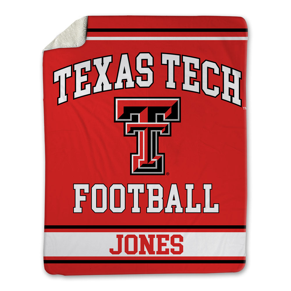 Texas Tech - NCAA Football : Jalen Jones - Blanket-0
