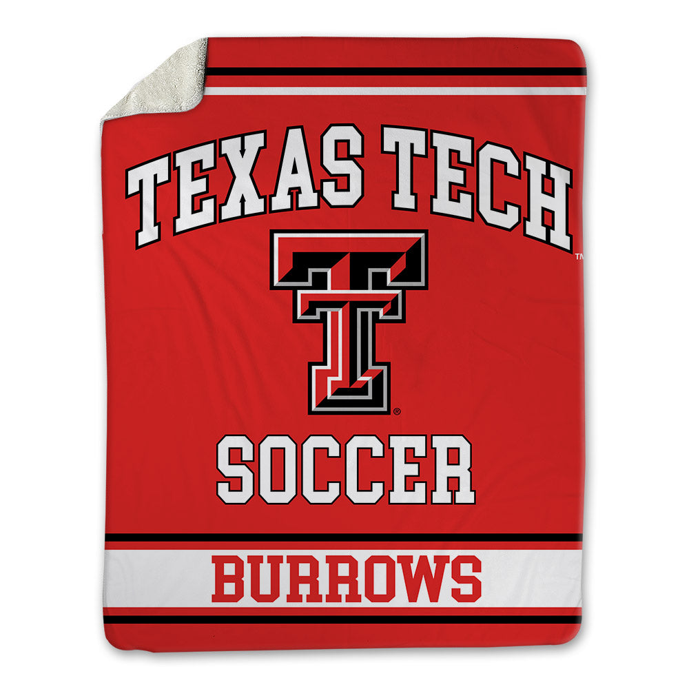 Texas Tech - NCAA Women's Soccer : Jules Burrows - Blanket-0