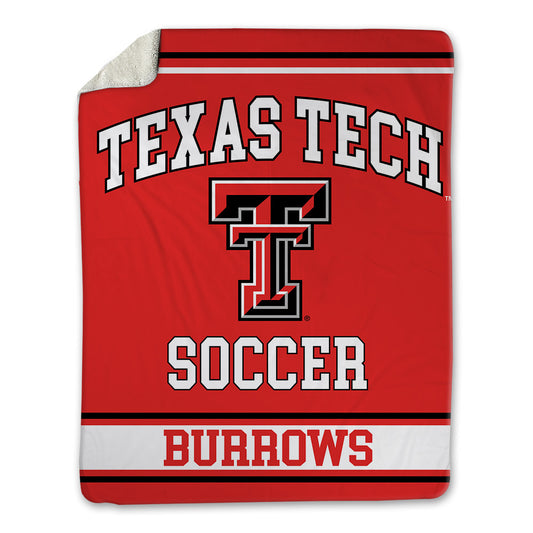 Texas Tech - NCAA Women's Soccer : Jules Burrows - Blanket-0