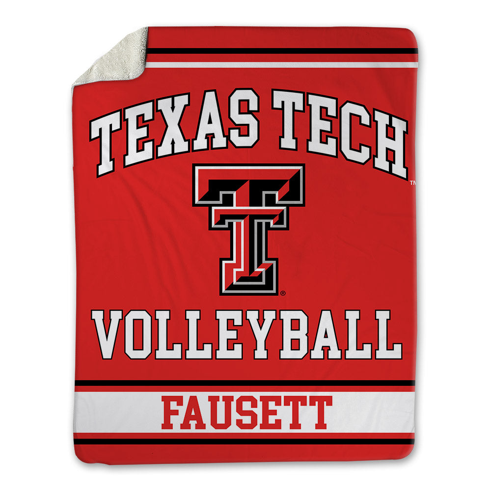 Texas Tech - NCAA Women's Volleyball : Ally Fausett - Blanket-0