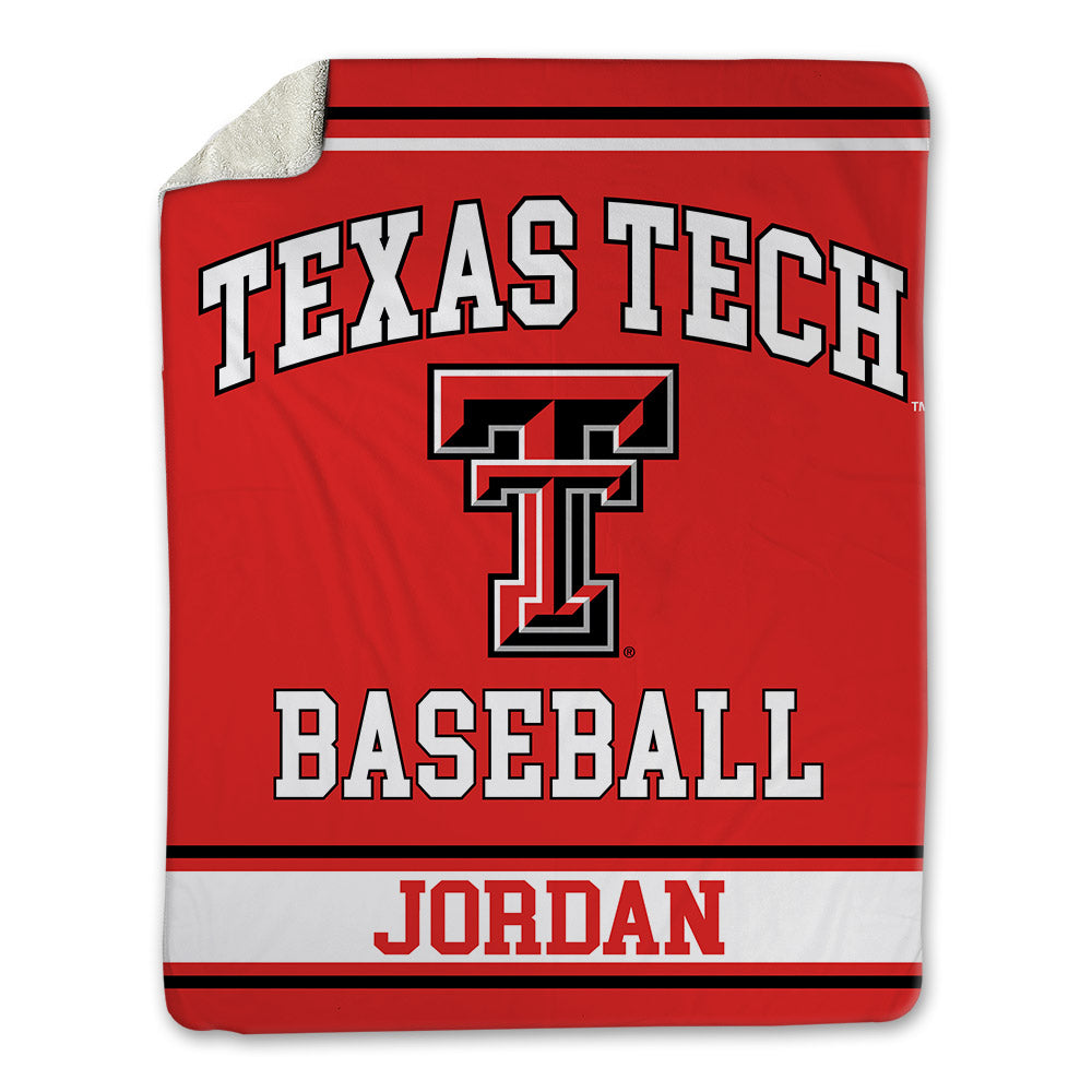 Texas Tech - NCAA Baseball : Will Jordan - Blanket-0