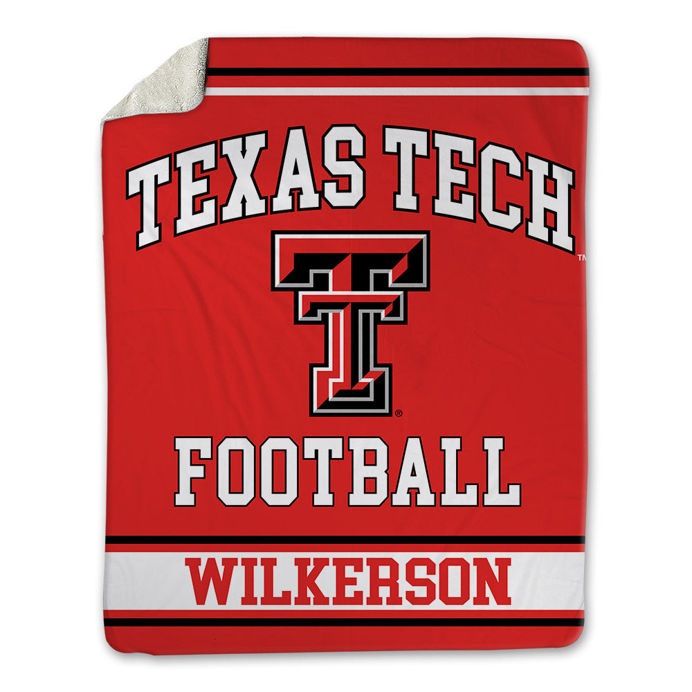 Texas Tech - NCAA Football : Sawyer Wilkerson - Blanket-0