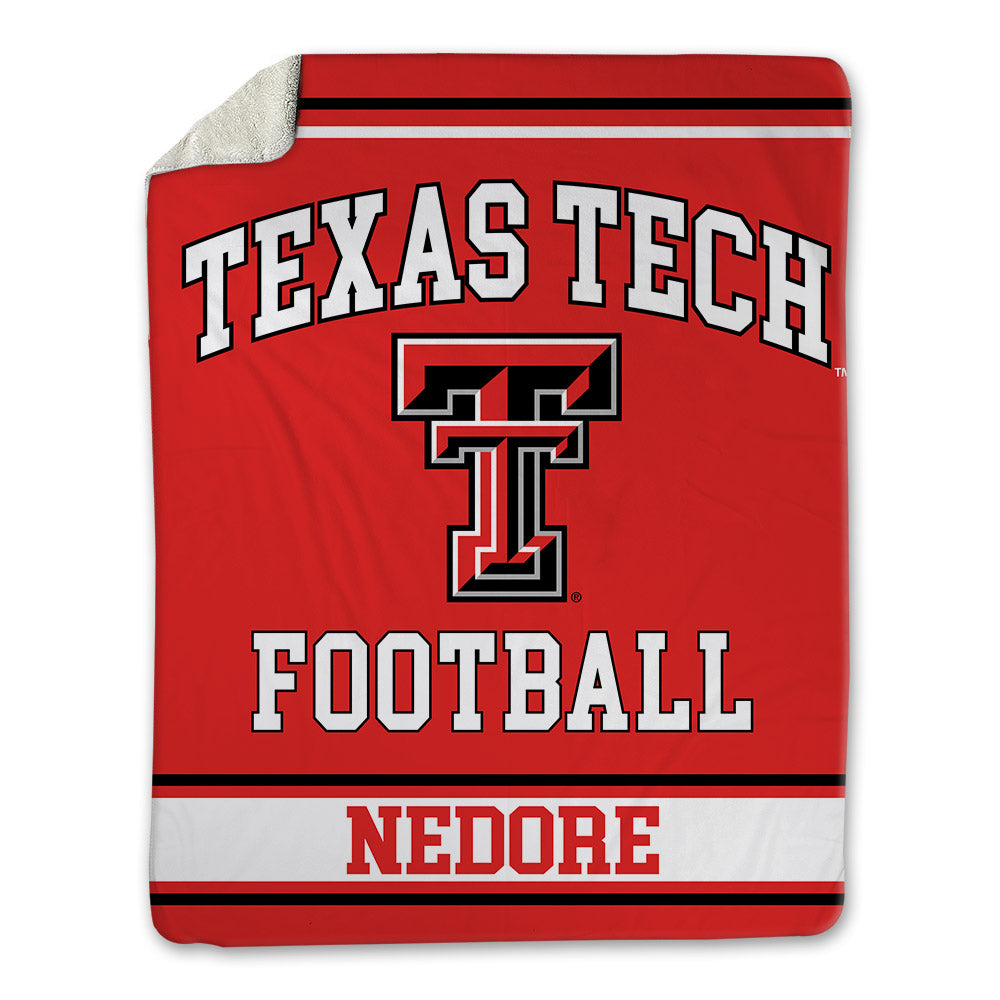 Texas Tech - NCAA Football : Ansel Nedore - Blanket-0
