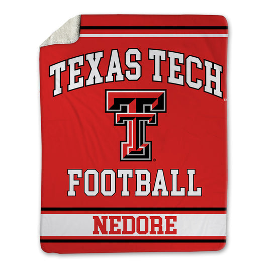 Texas Tech - NCAA Football : Ansel Nedore - Blanket-0