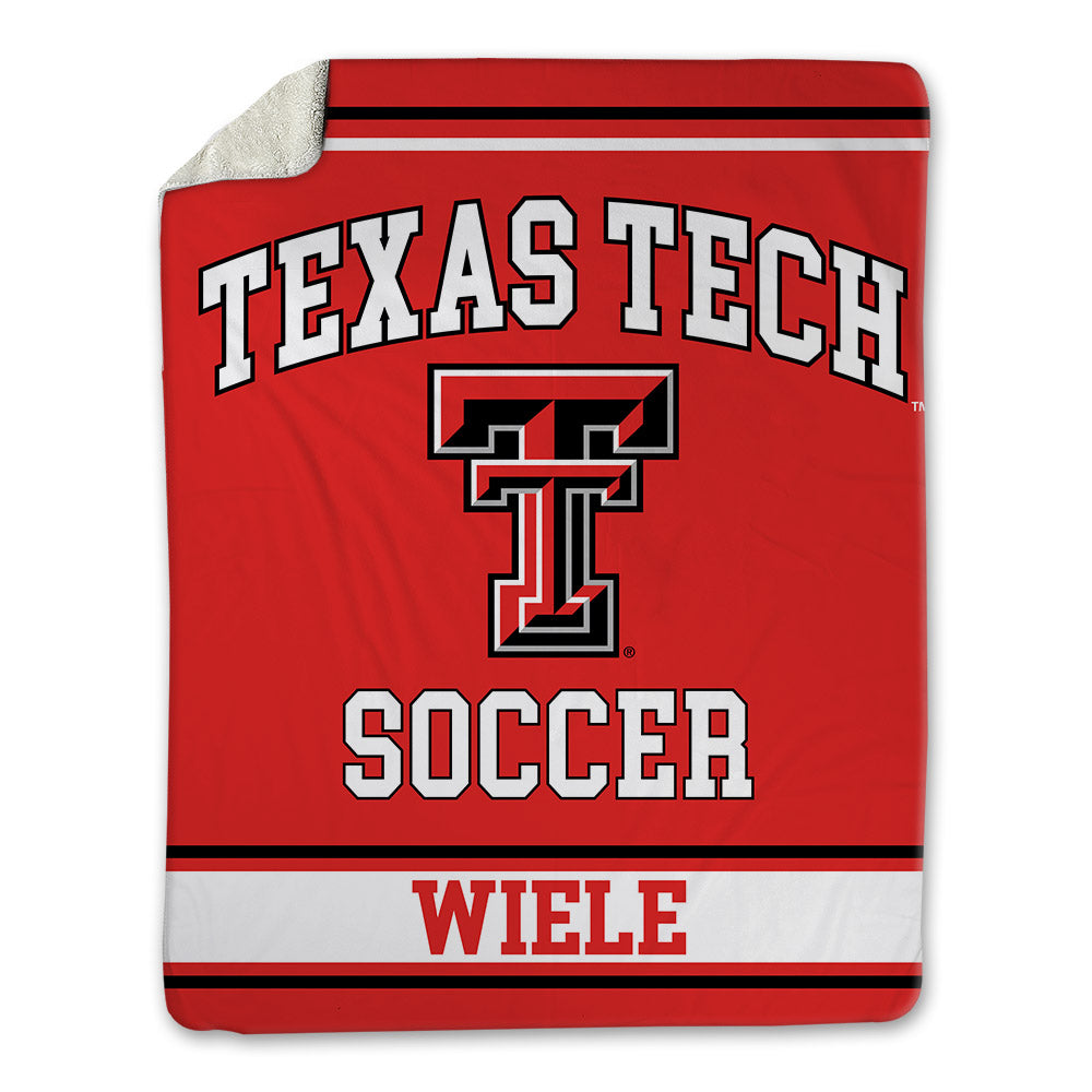Texas Tech - NCAA Women's Soccer : Mia Wiele - Blanket-0