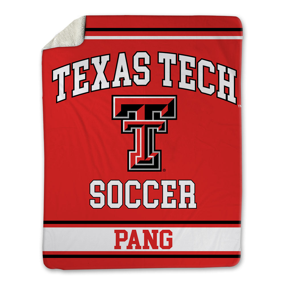 Texas Tech - NCAA Women's Soccer : Logan Pang - Blanket-0