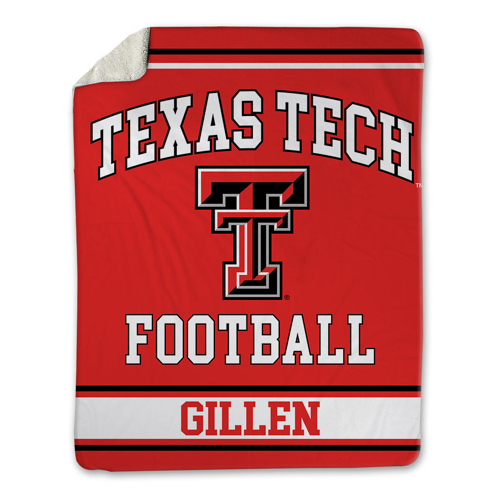 Texas Tech - NCAA Football : Elias Gillen - Blanket-0