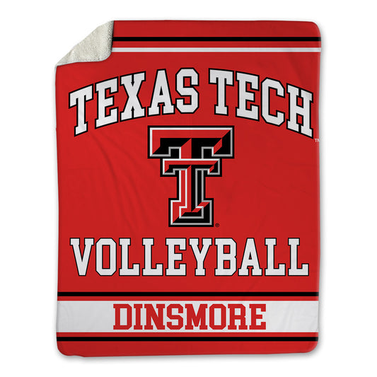 Texas Tech - NCAA Women's Volleyball : Elia Dinsmore - Blanket-0