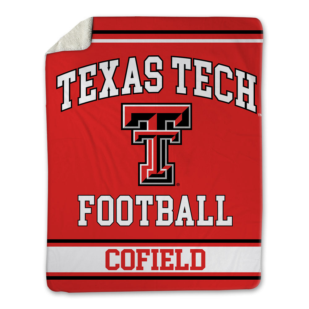 Texas Tech - NCAA Football : Jayden Cofield - Blanket-0
