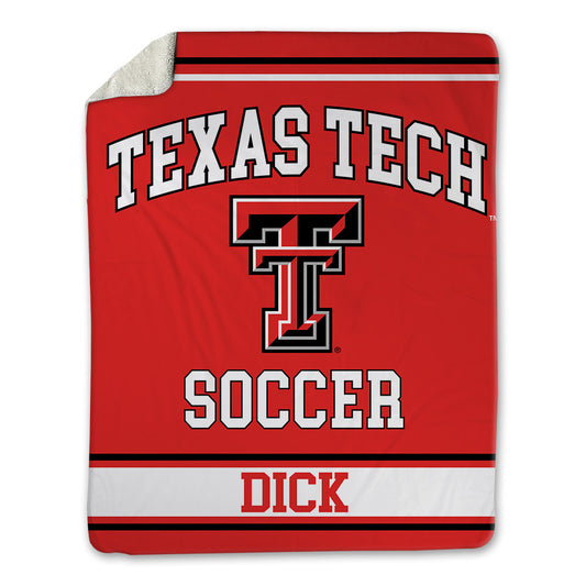 Texas Tech - NCAA Women's Soccer : Cooper Dick - Blanket-0