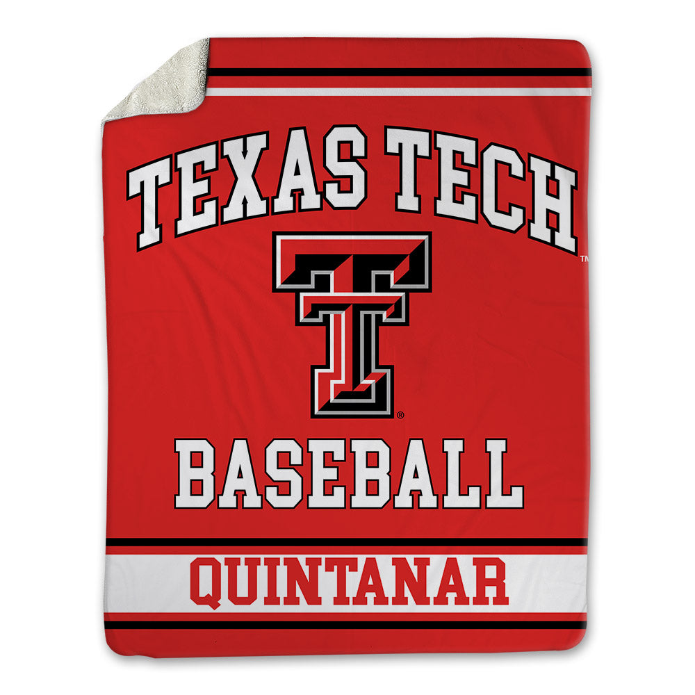 Texas Tech - NCAA Baseball : Matt Quintanar - Blanket-0