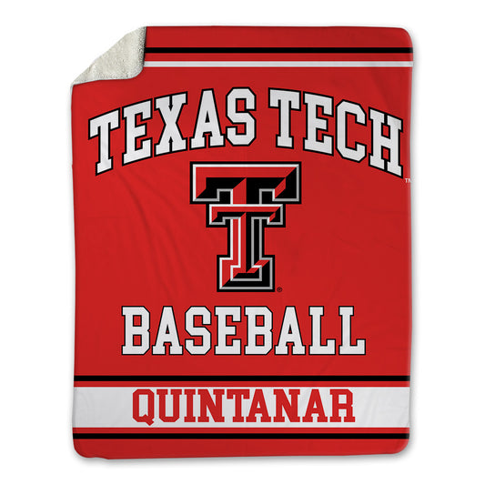 Texas Tech - NCAA Baseball : Matt Quintanar - Blanket-0