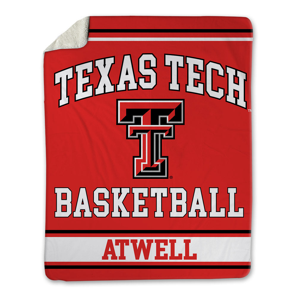 Texas Tech - NCAA Men's Basketball : Donovan Atwell - Blanket-0