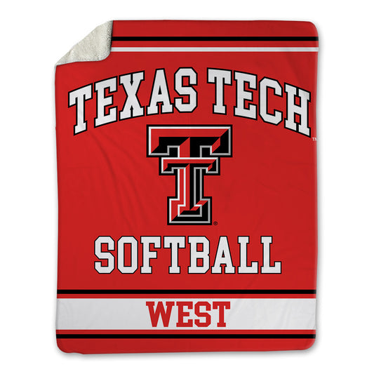 Texas Tech - NCAA Softball : Mallie West - Blanket-0