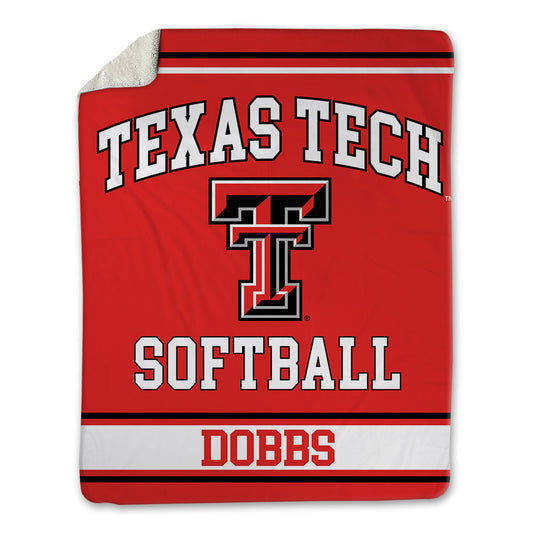 Texas Tech - NCAA Softball : Allyson Dobbs - Blanket-0