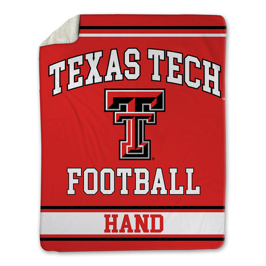 Texas Tech - NCAA Football : Jacob Hand - Blanket-0